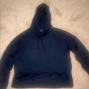 Navy Blue Hooded Sweatshirt